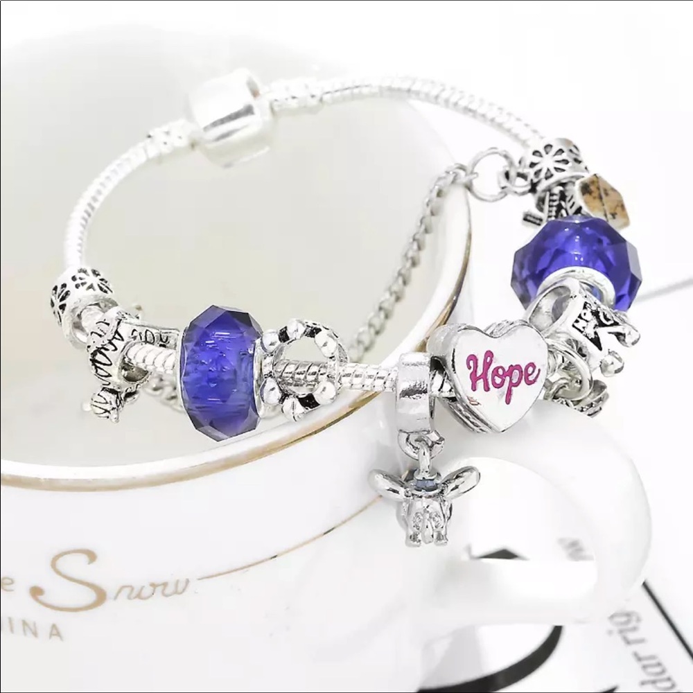 New Disney 925 Silver Charm Bracelet - Picture 4 of 5